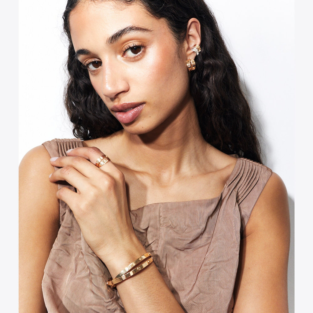 Tory Burch Icon Double Ring - Tory Gold - 3