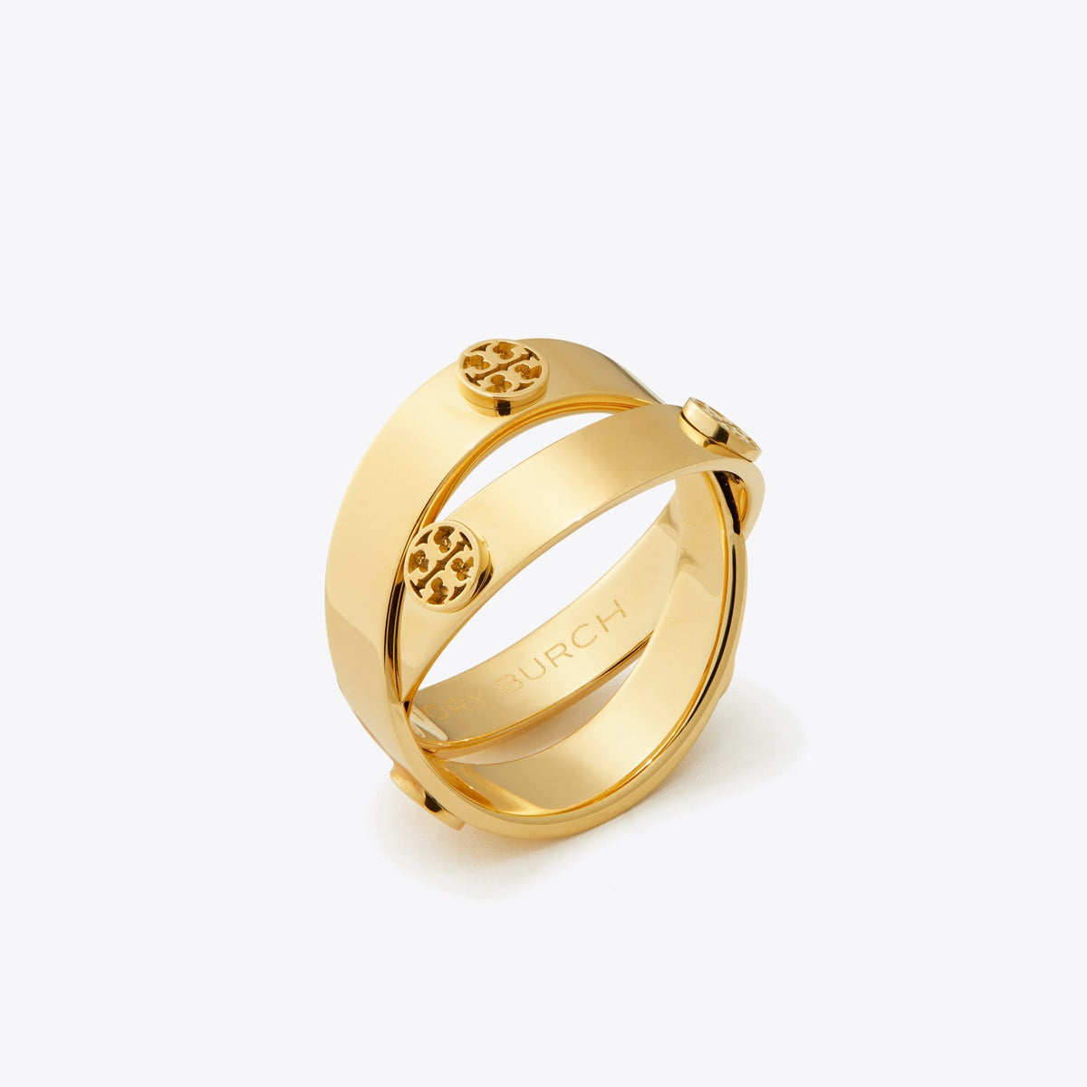 Tory Burch Icon Double Ring - Tory Gold