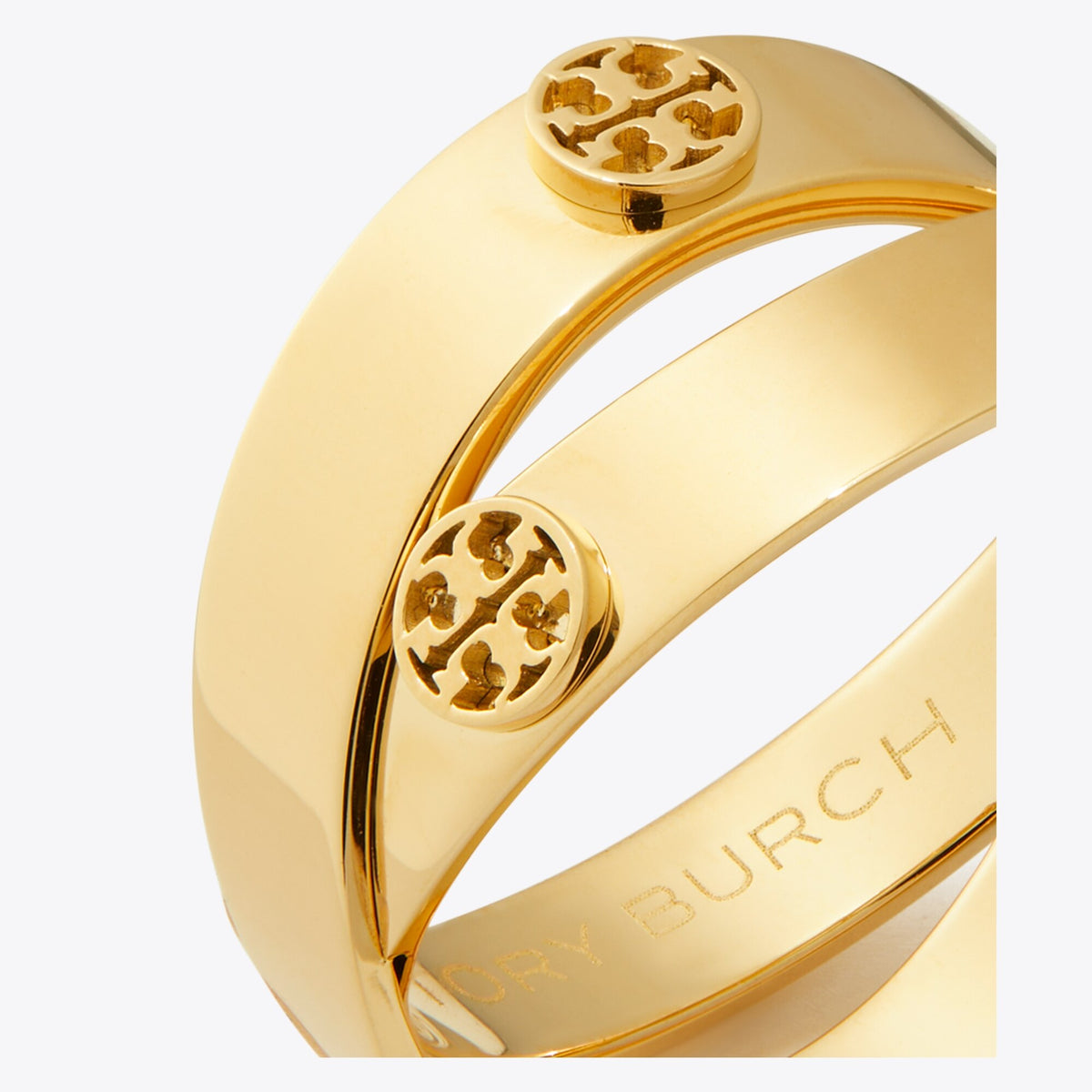 Tory Burch Icon Double Ring - Tory Gold - 2