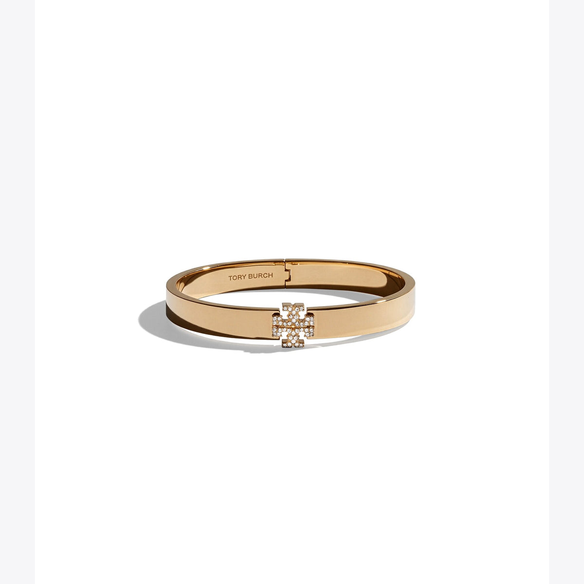 Tory Burch Icon Pavé Bracelet - Tory Gold / Crystal - 4