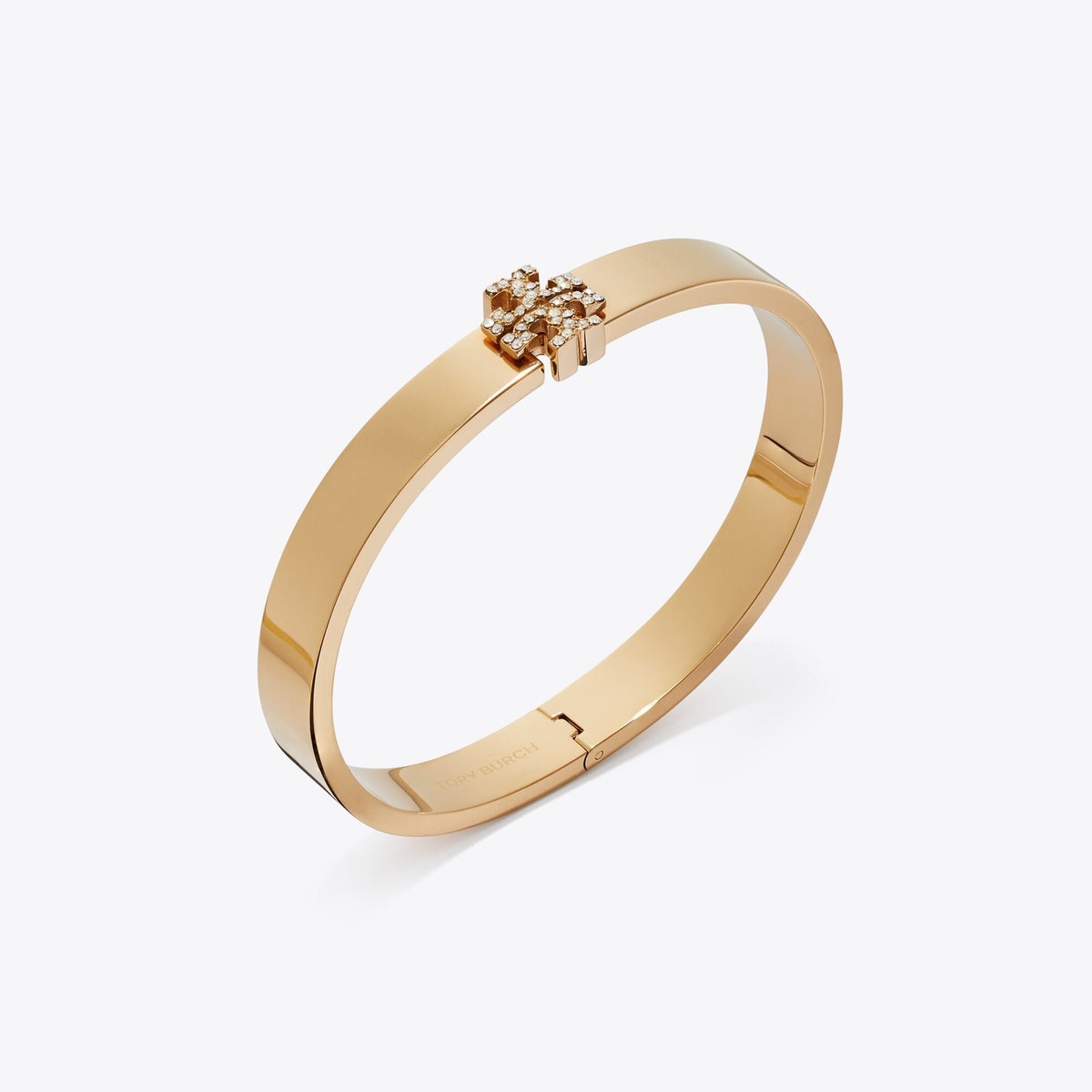 Tory Burch Icon Pavé Bracelet - Tory Gold / Crystal - 2