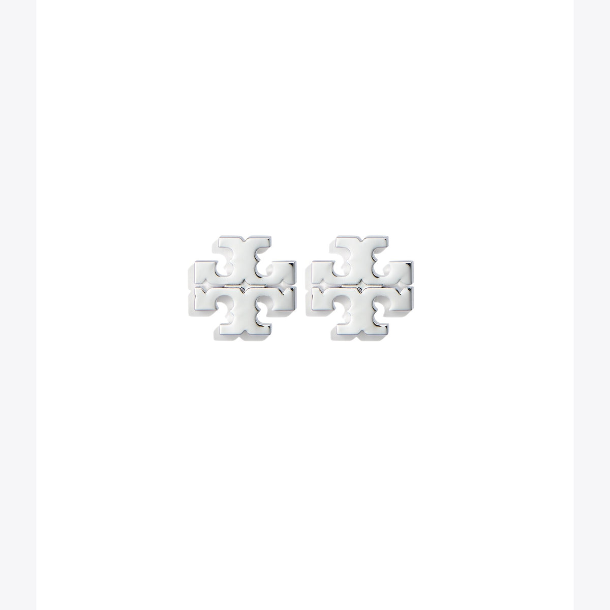Tory Burch Icon Stud Earrings - Tory Silver - 4