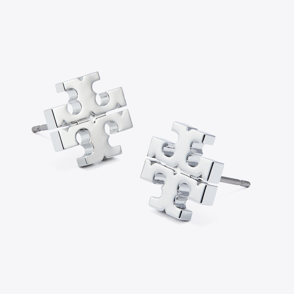Tory Burch Icon Stud Earrings - Tory Silver - 2