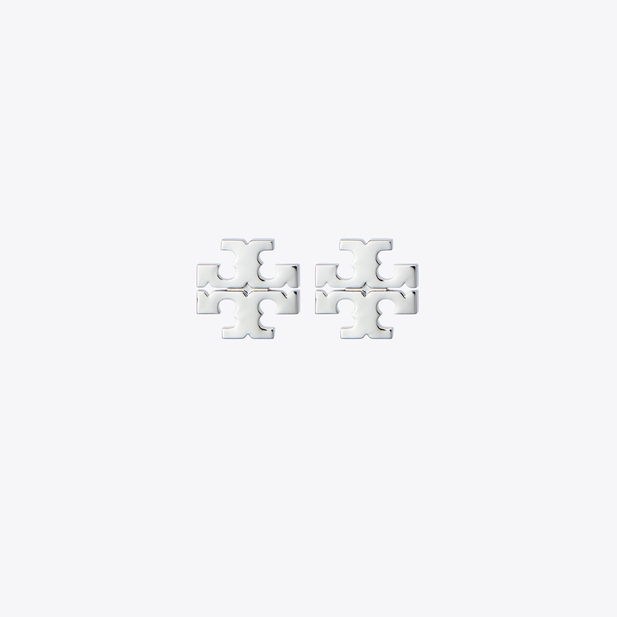 Tory Burch Icon Stud Earrings - Tory Silver