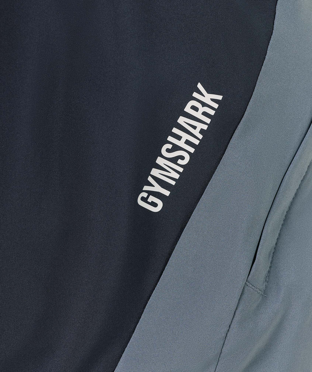 Gymshark Sport 25 Block 7" Shorts - Heavy Blue/Iron Blue - 7