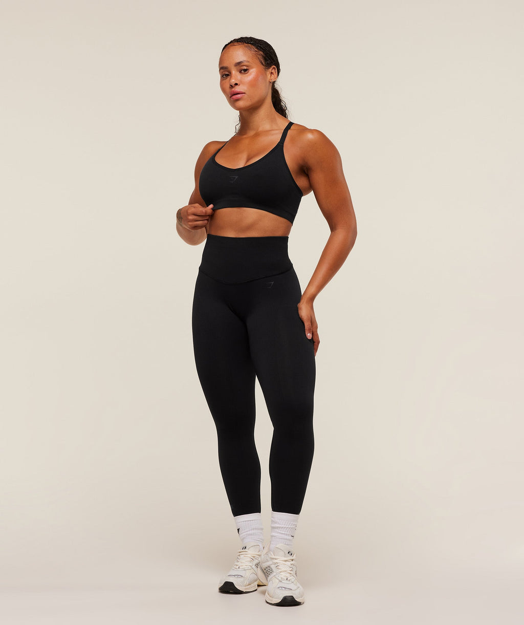 Gymshark Activate Seamless Leggings - Black - 4