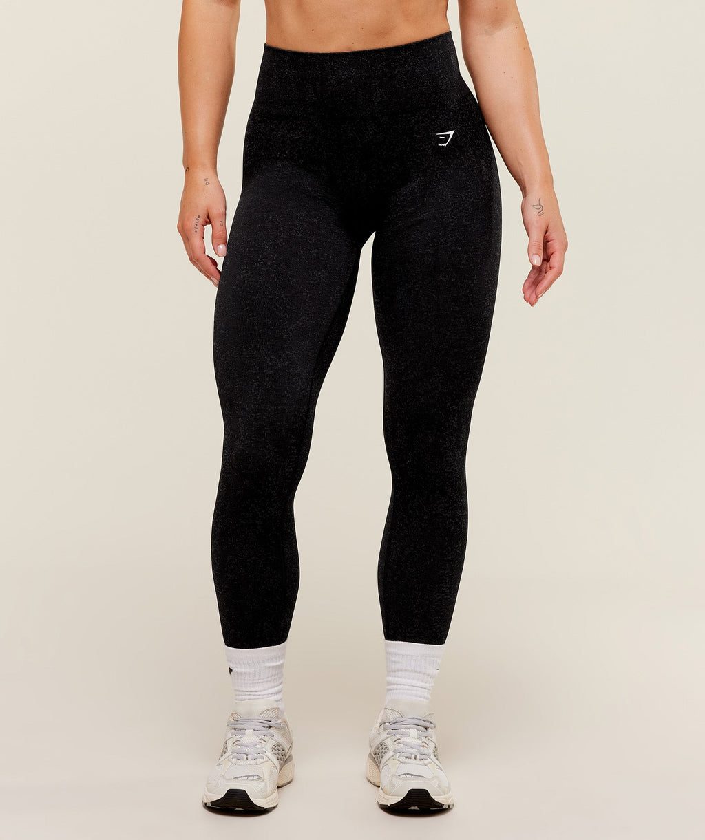 Gymshark Adapt Fleck Seamless Leggings - Black
