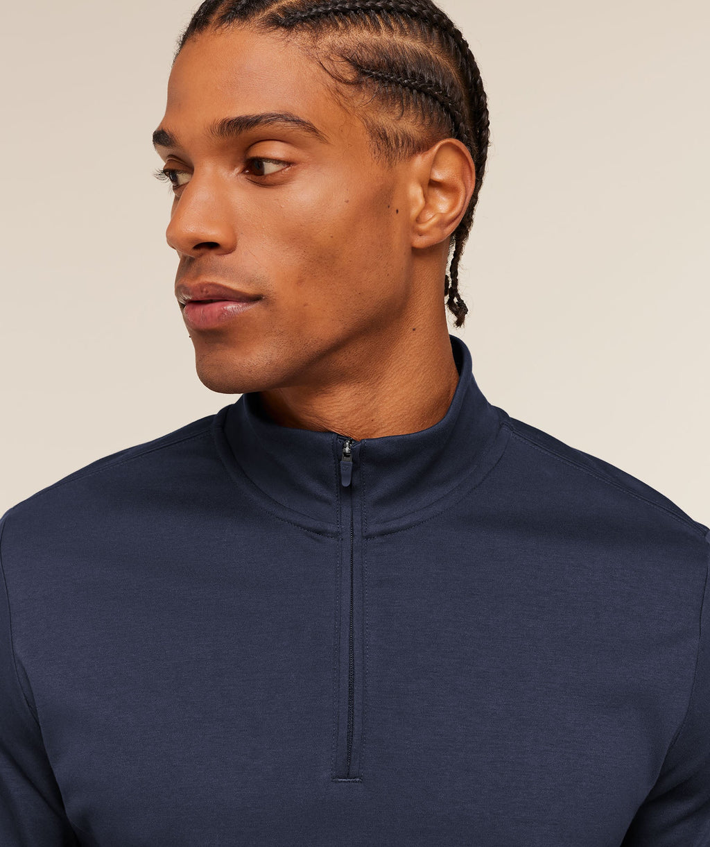 Gymshark Off Duty 1/4 Zip - Heavy Blue - 6