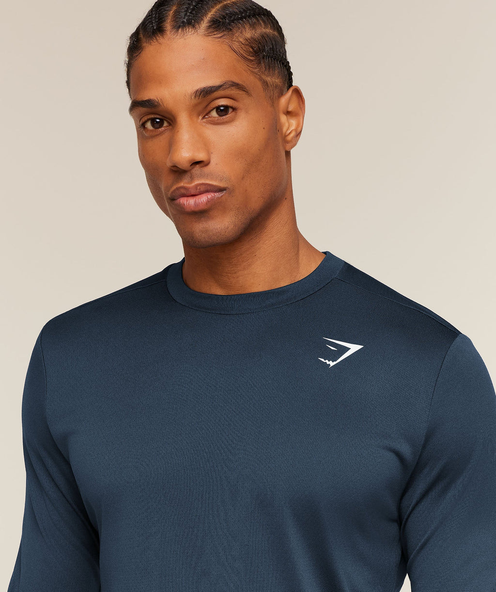 Gymshark Arrival Long Sleeve T-Shirt - Navy - 5