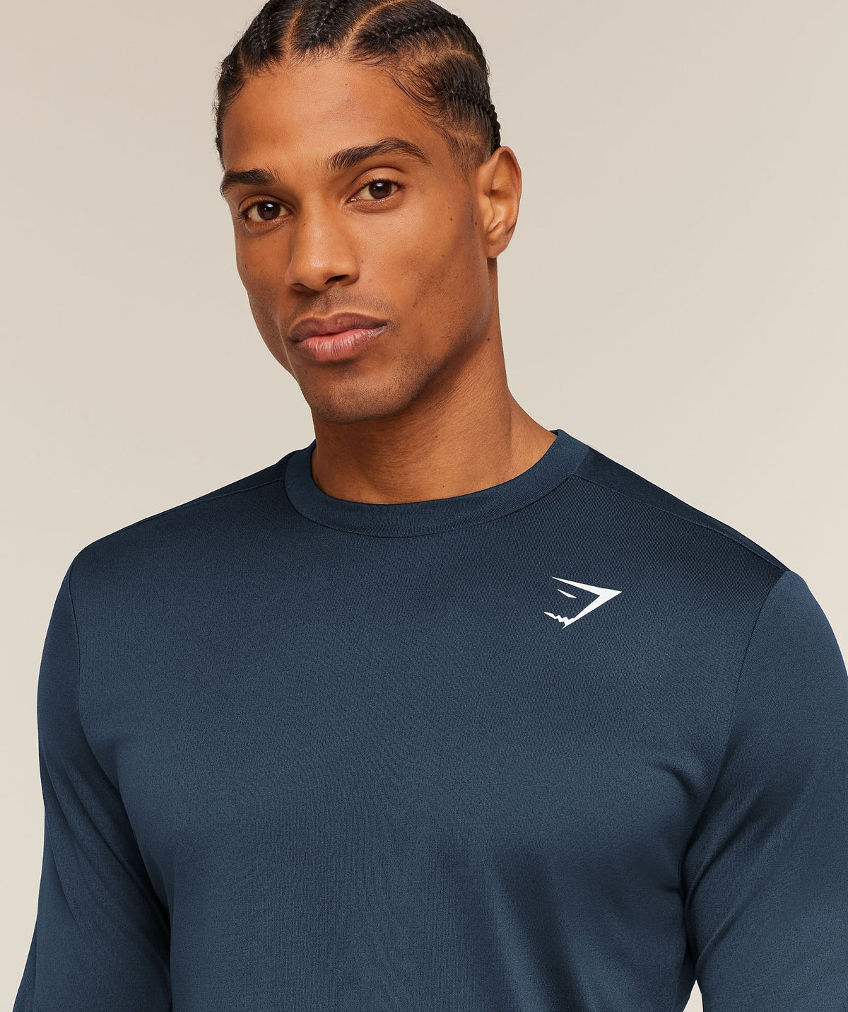 Gymshark Arrival Long Sleeve T-Shirt - Navy - 5