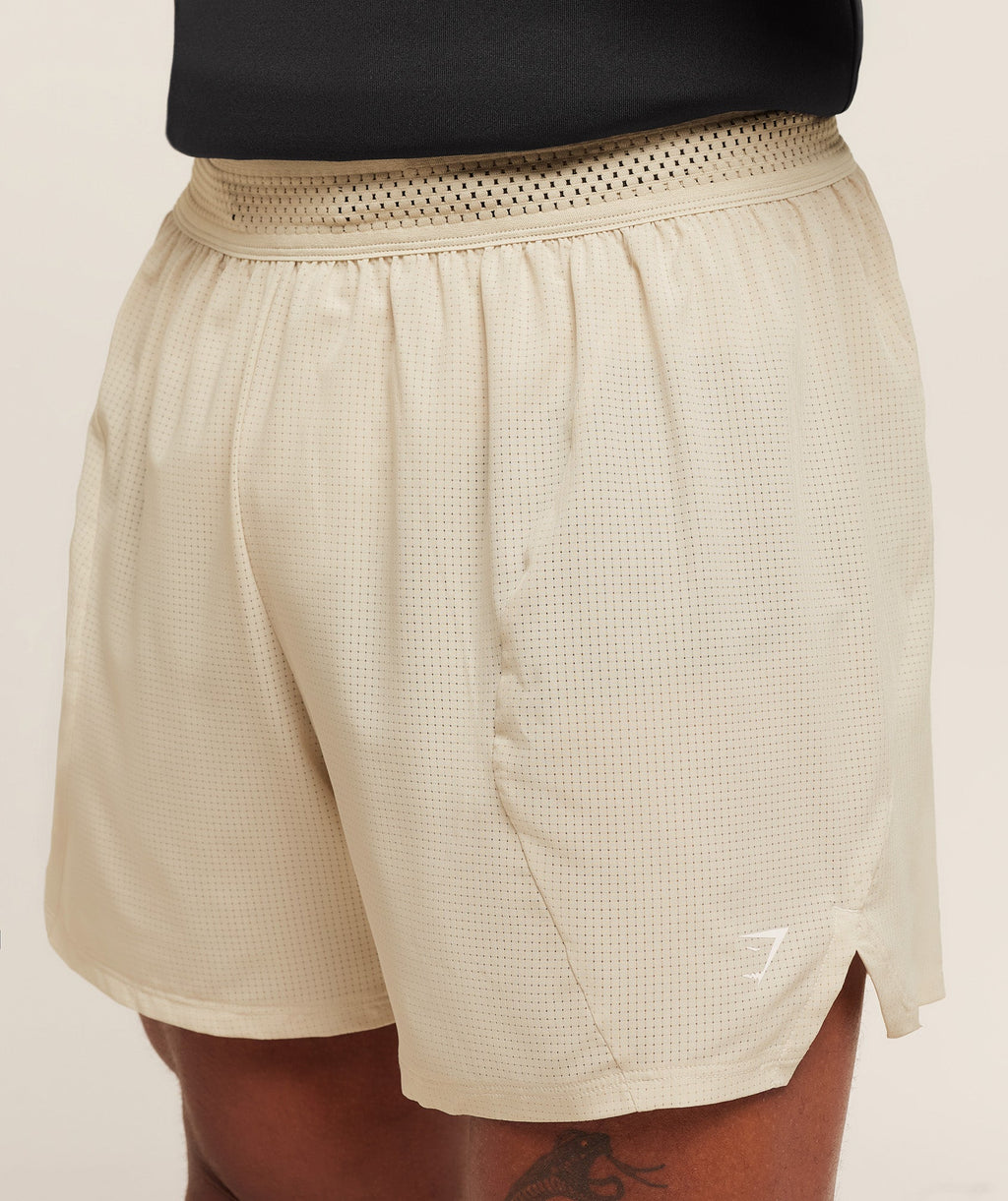 Gymshark Running 5" Shorts - Pebble Grey - 7