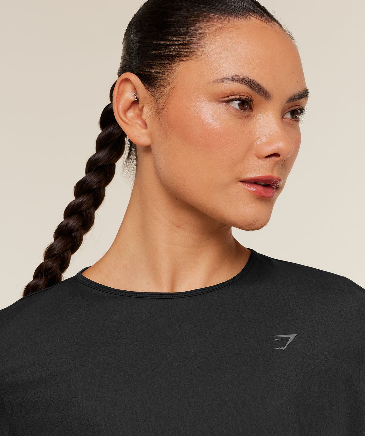Gymshark Running Short Sleeve T-Shirt - Black - 6