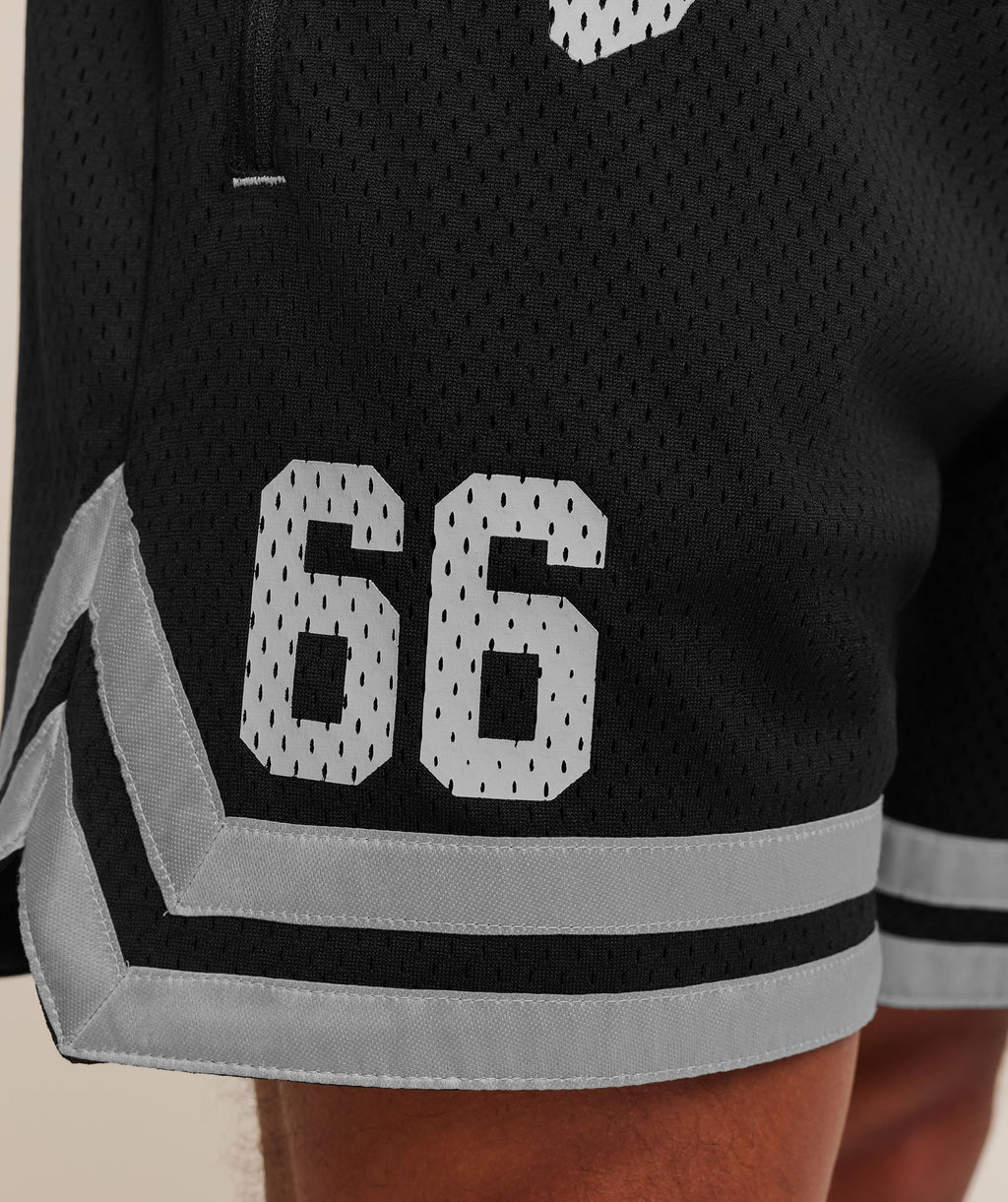 Gymshark Campus Mesh Shorts - Black - 5