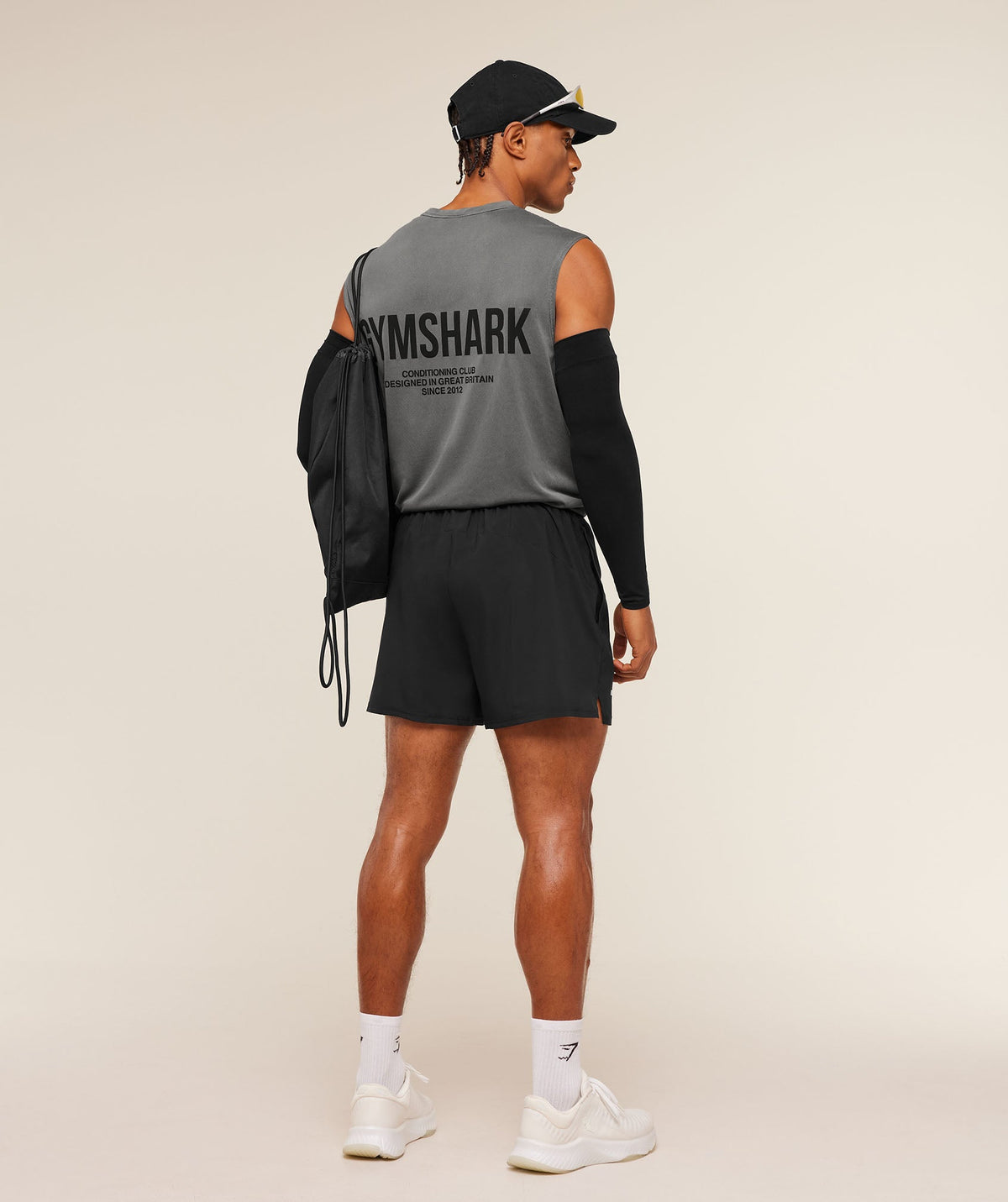 Gymshark Conditioning Club Washed Tank - Black/Wash - 5
