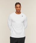 Gymshark Crest Long Sleeve T-Shirt - White