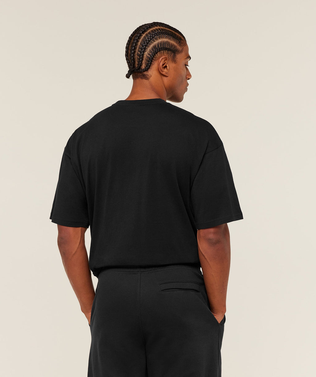 Gymshark Crest Oversized T-Shirt - Black - 2