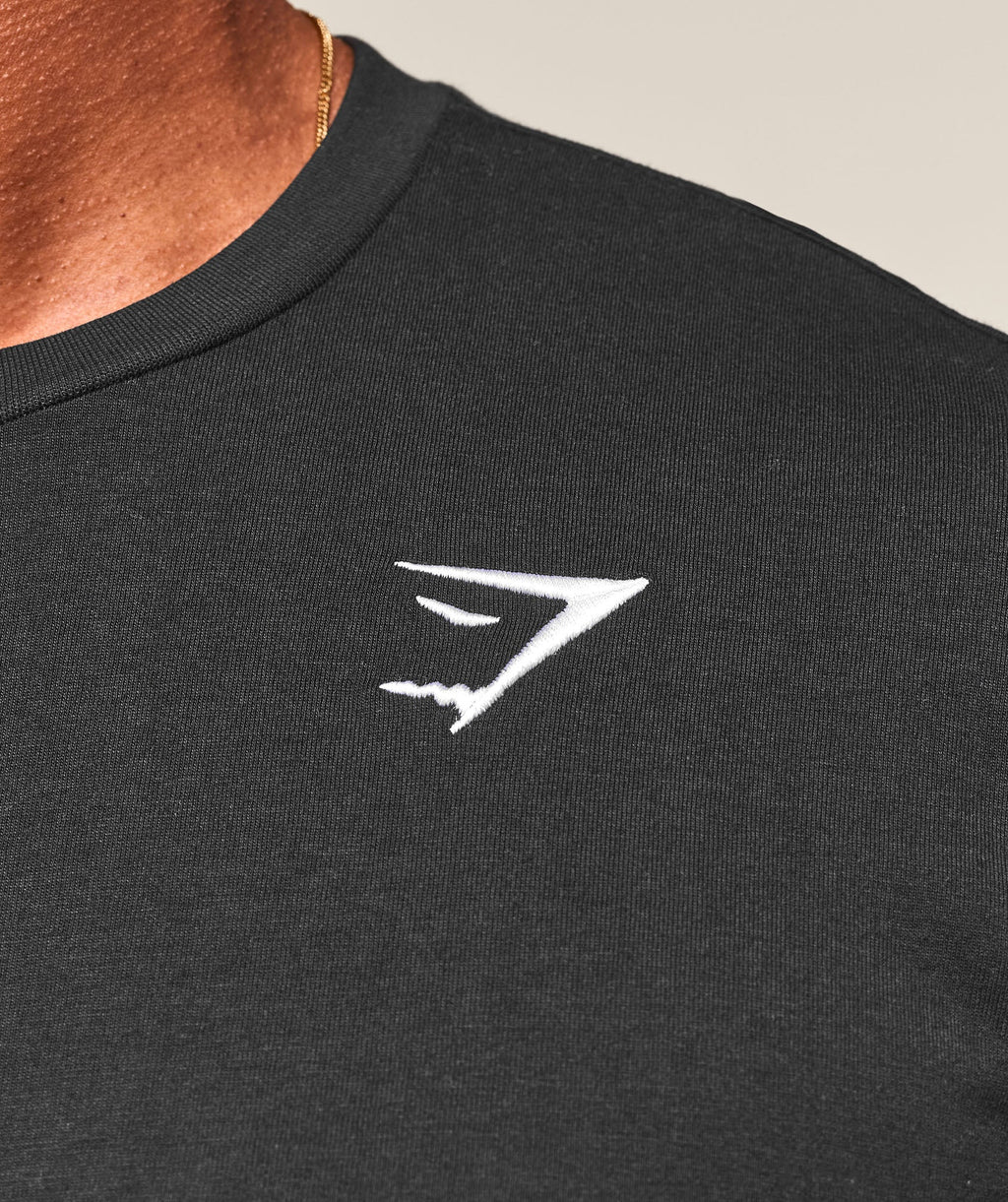 Gymshark Crest T-Shirt - Black - 4
