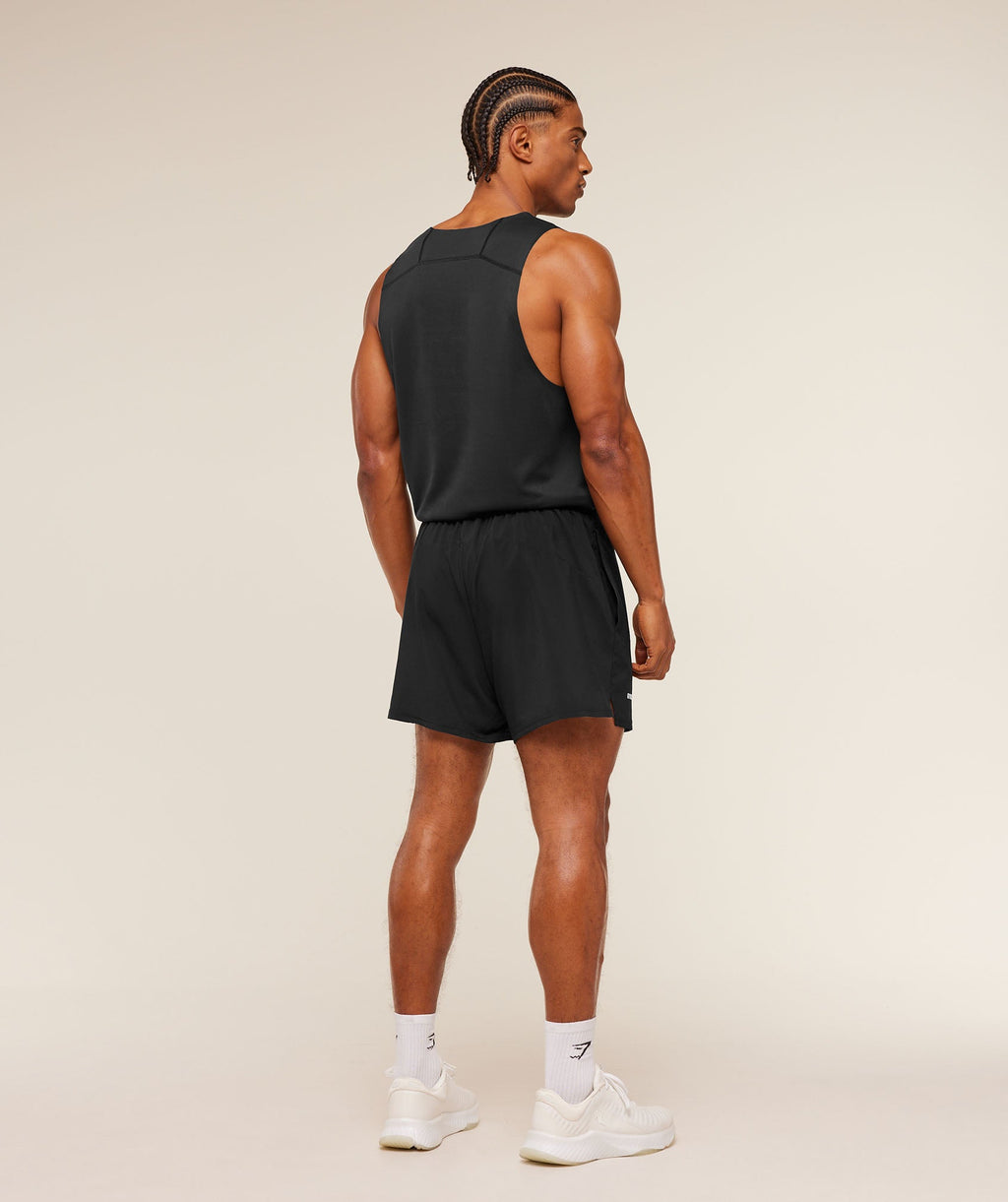 Gymshark Hybrid Engineered Jacquard Tank - Black - 5
