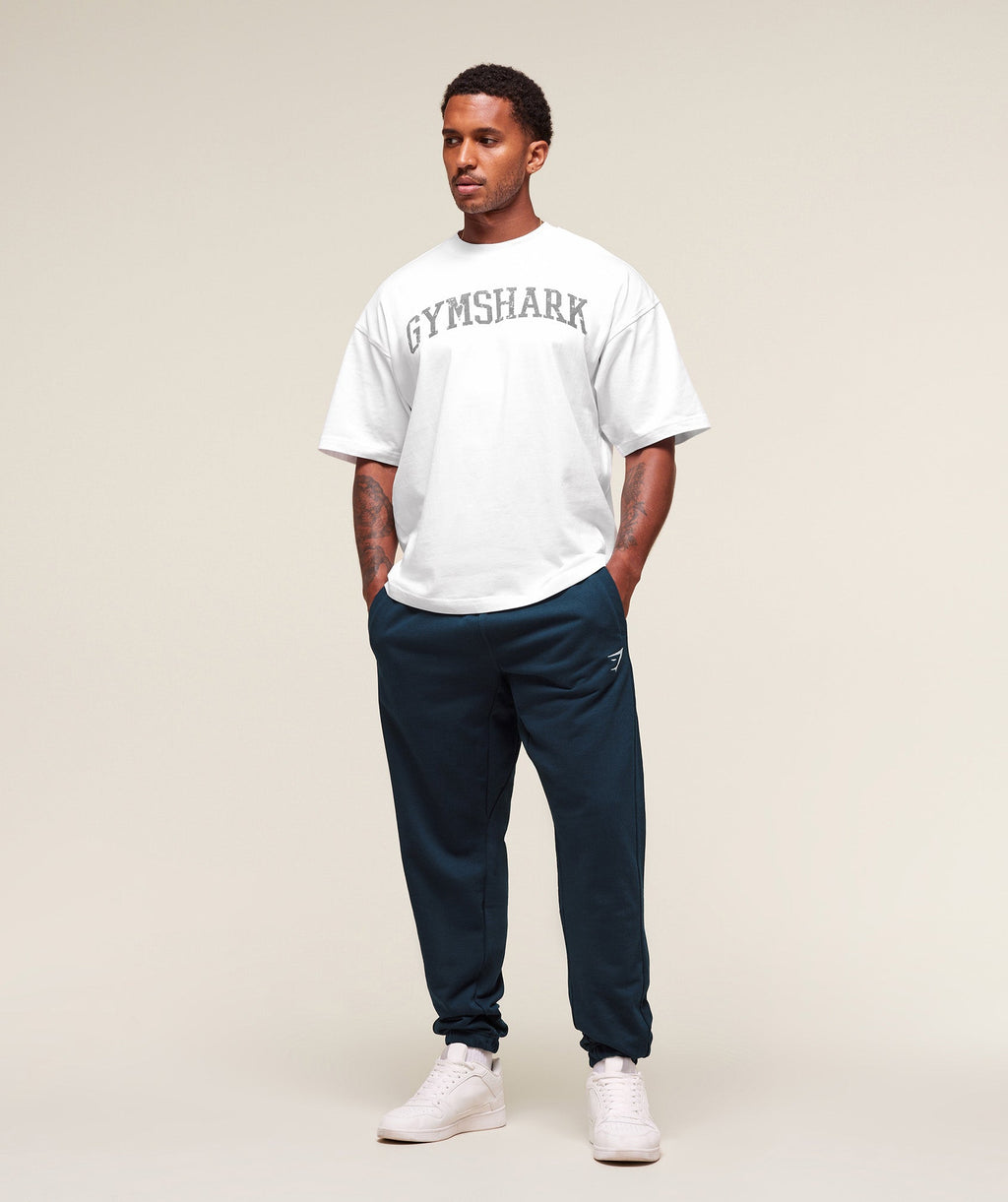 Gymshark Essential Oversized Joggers - Navy - 4