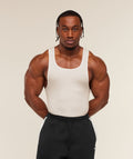 Gymshark x CBUM Ribbed Tank - Soft White