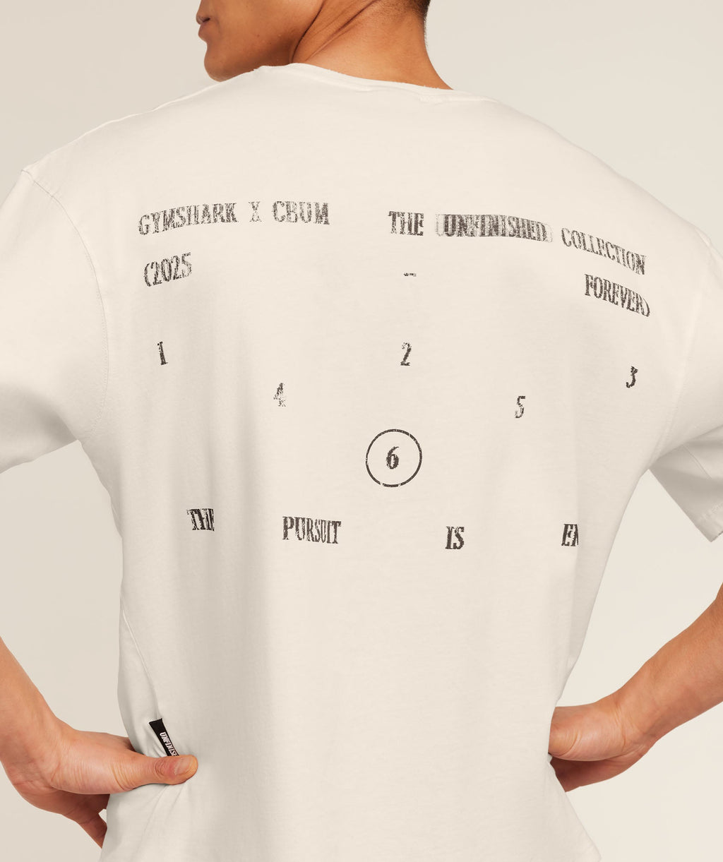 Gymshark x CBUM T-Shirt - Soft White - 7