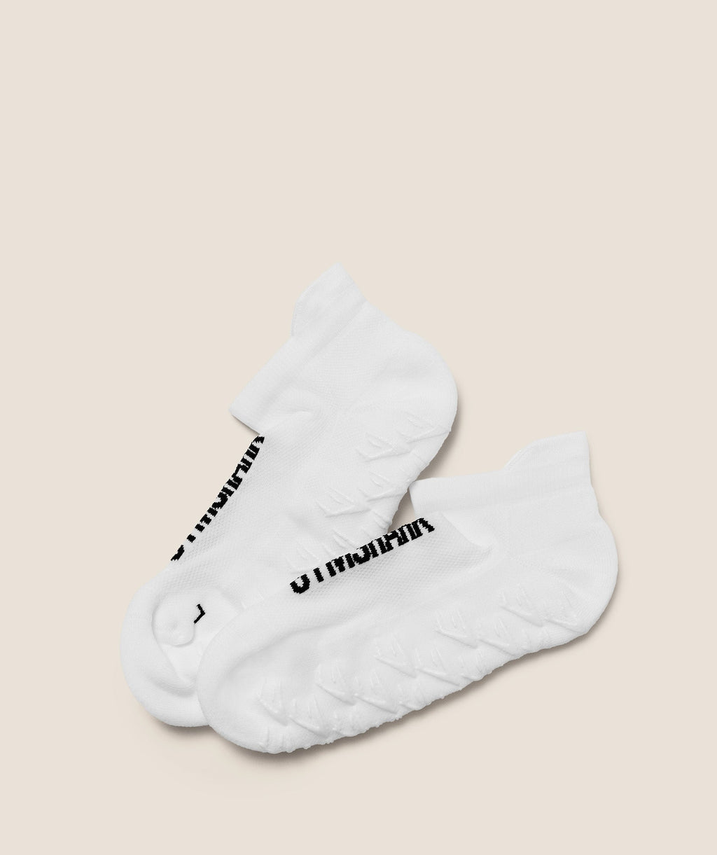 Gymshark Grip Trainer Socks - White - 2