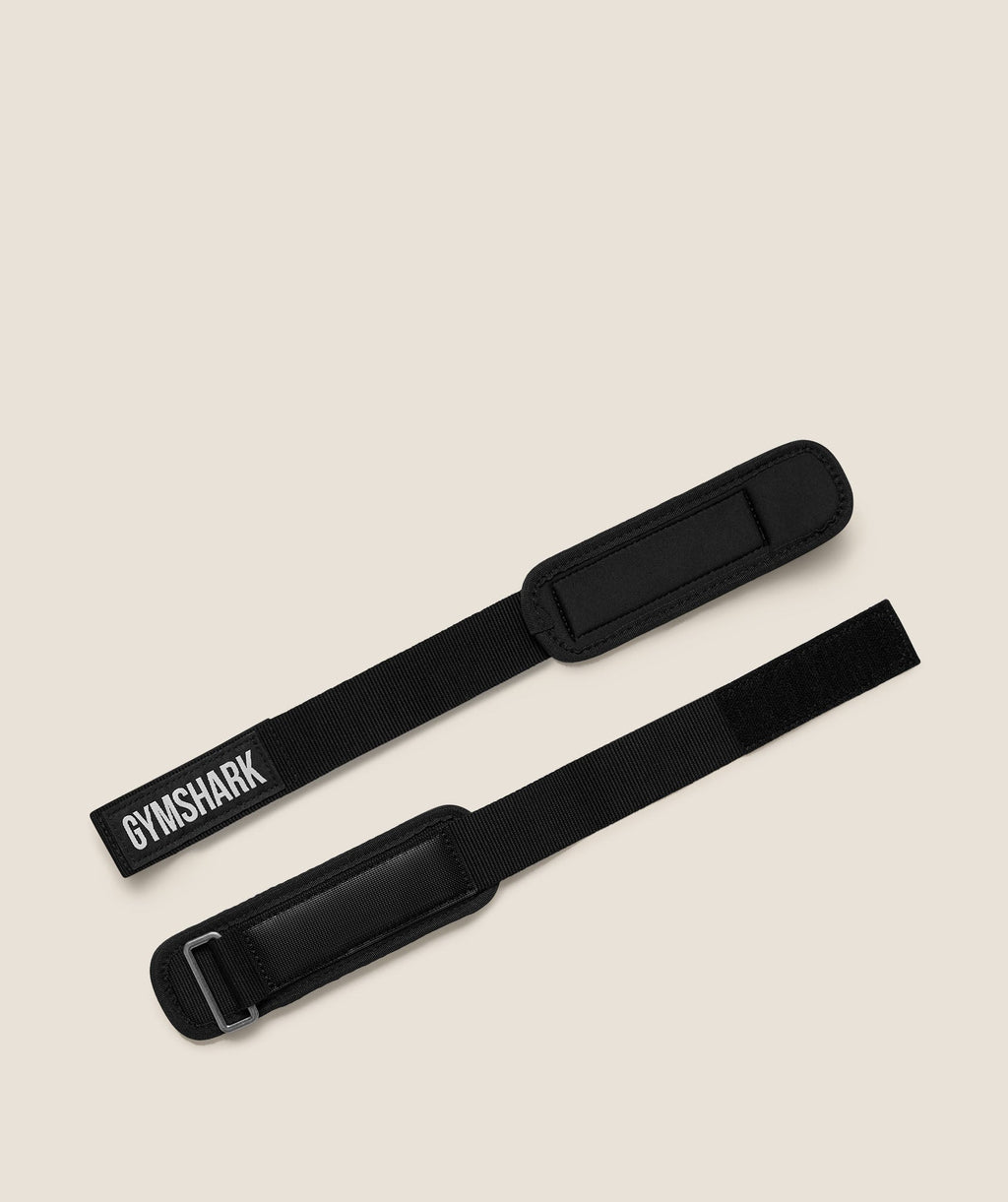 Gymshark Hybrid Training Wrist Straps - Black - 4