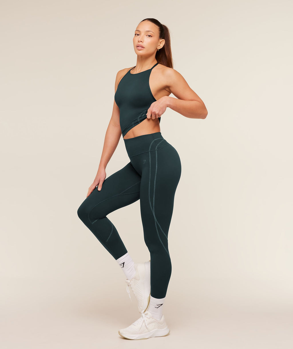 Gymshark Volt Tank Top - Deep Petrol Blue/Stealth Blue - 6