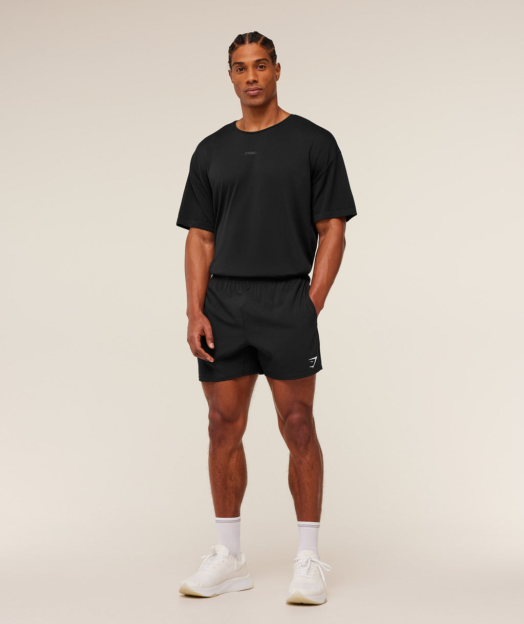 Gymshark Distance Seamless T-Shirt - Black - 7