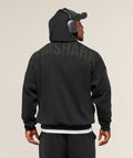 Gymshark Power Oversized Hoodie - Black/Asphalt Grey