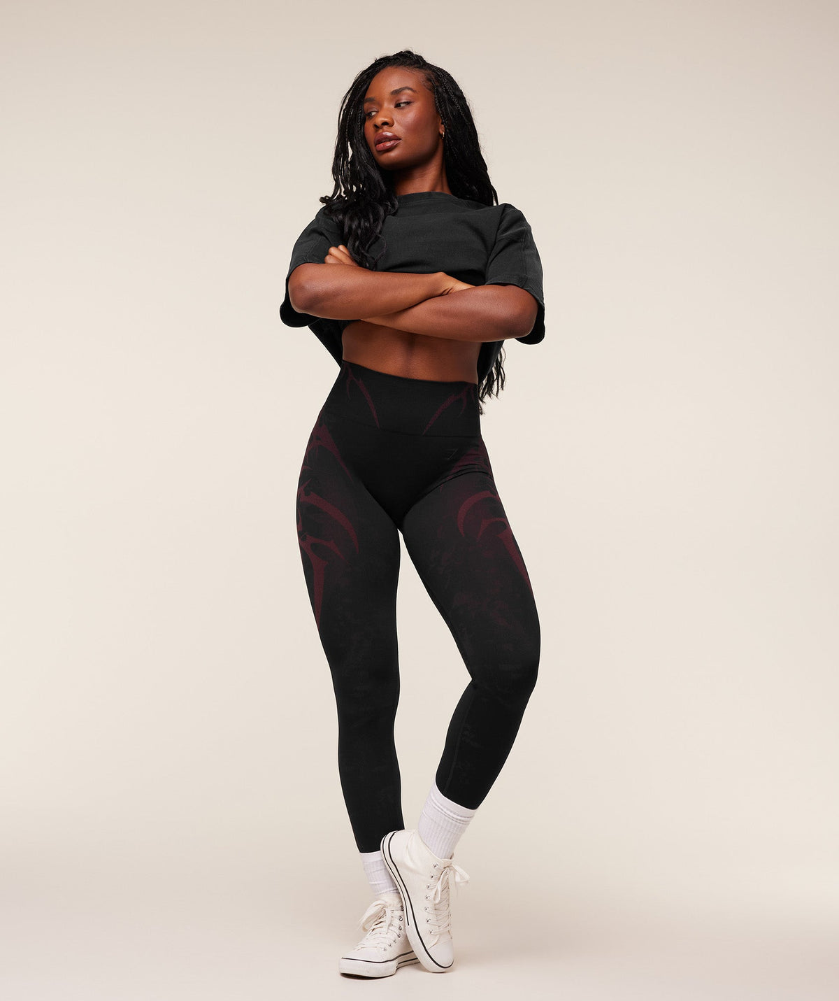 Gymshark Pump Cover Top - Black/Wash - 5