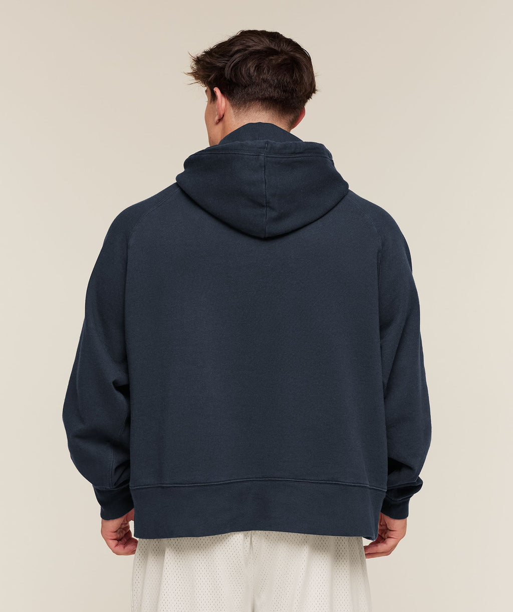 Gymshark Retro Collegiate Graphic Hoodie - Heavy Blue - 2