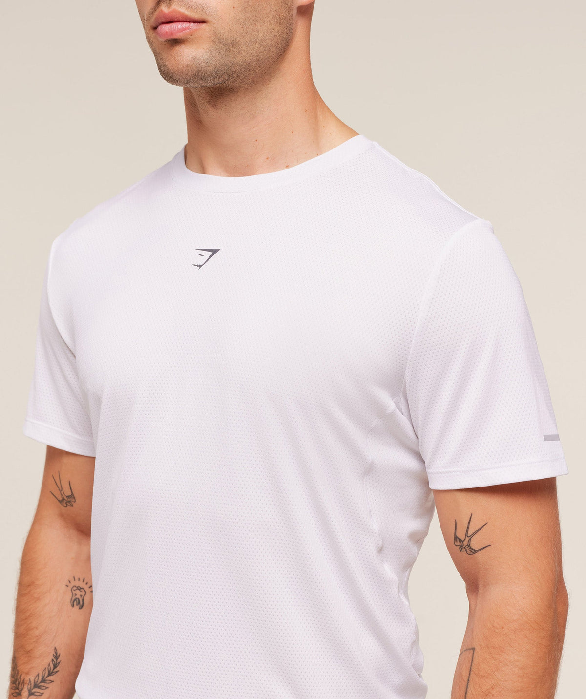 Gymshark Running T-Shirt - White - 5