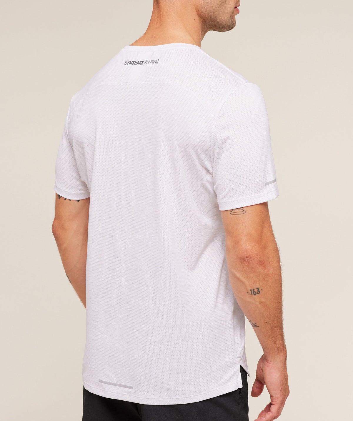 Gymshark Running T-Shirt - White - 6