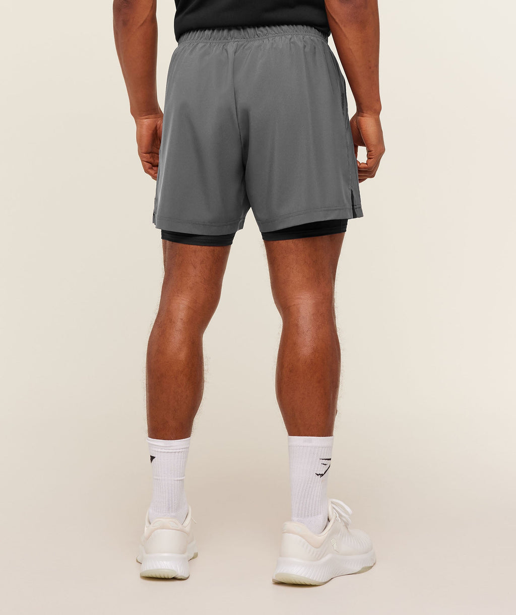 Gymshark Sport 5" 2-in-1 Shorts - Dark Grey/Black - 2