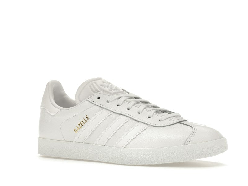 adidas Gazelle - White/White-Gold Metallic