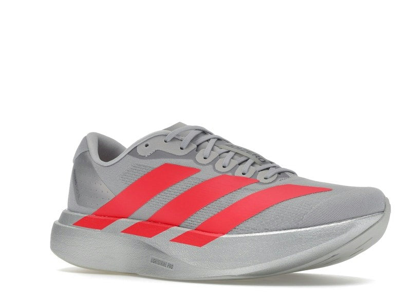 adidas Adizero Evo SL - Silver Metallic Lucid Red