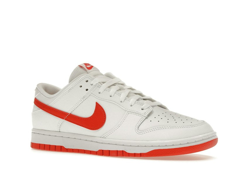 Nike Dunk Low Retro - White Picante Red