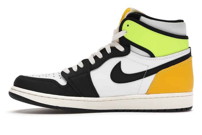 Jordan 1 Retro High - White Black Volt University Gold