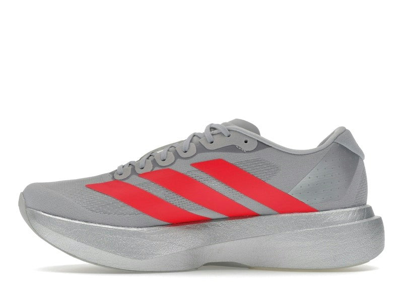 adidas Adizero Evo SL - Silver Metallic Lucid Red