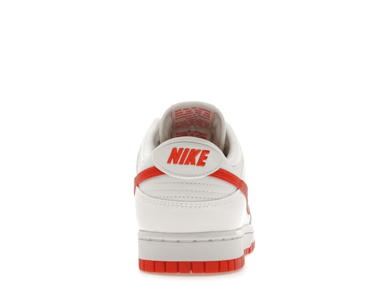 Nike Dunk Low Retro - White Picante Red