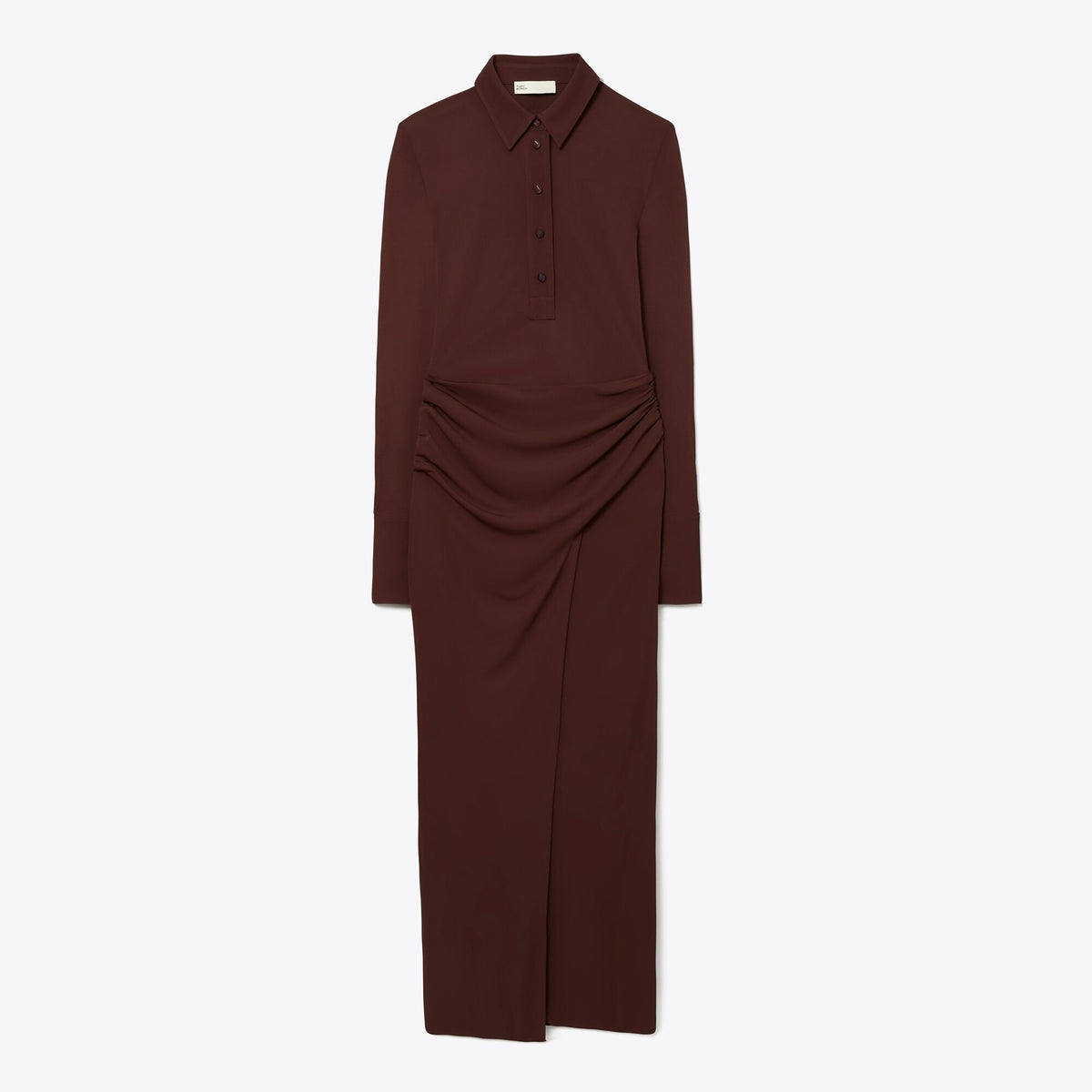 Tory Burch Jersey Shirtdress - Dark Sangria