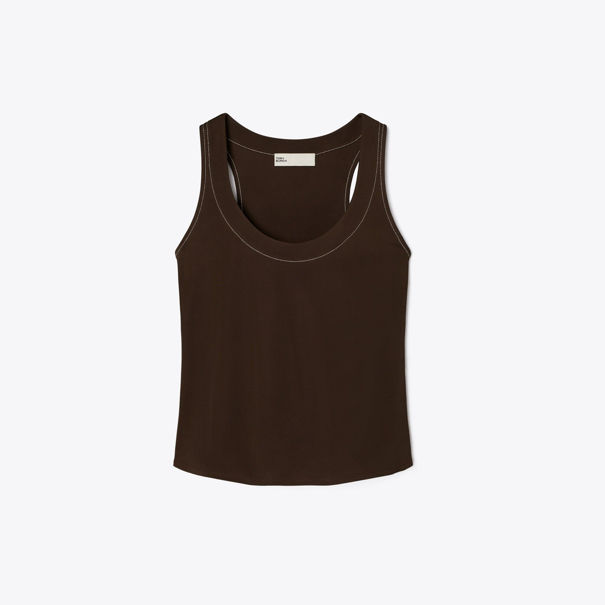 Tory Burch Jersey Tank Top - Deep Chocolate