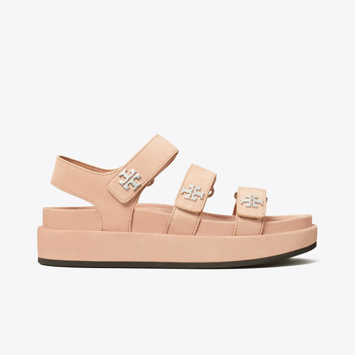 Tory Burch Kira Sport Triple-Strap Sandal - Malva / Silver - 2