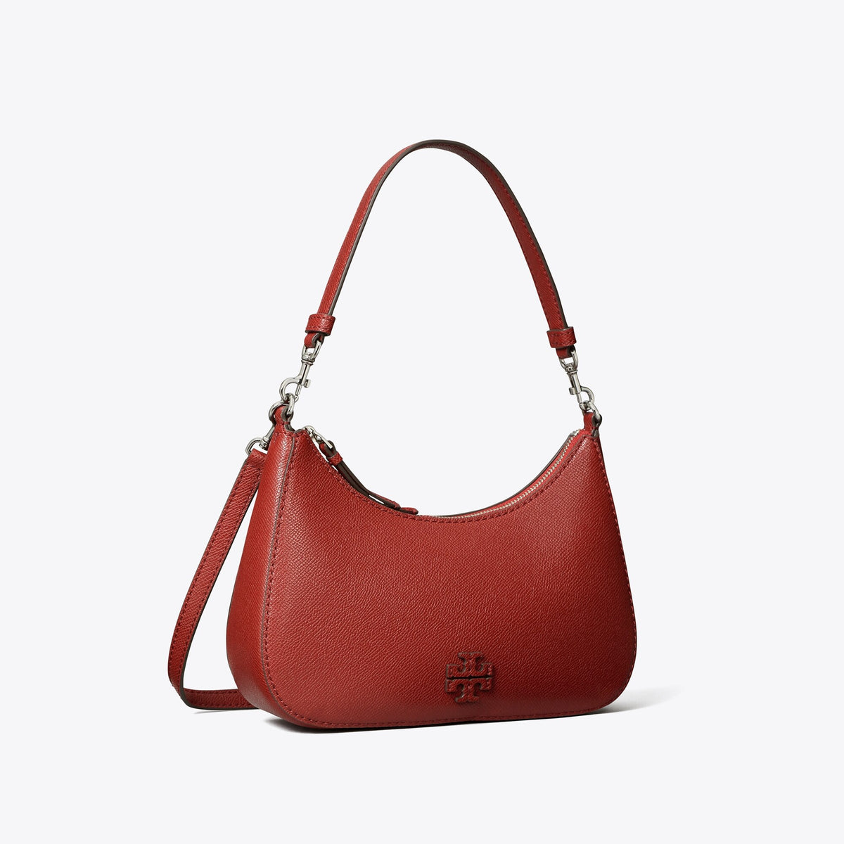 Tory Burch Leather Convertible Crossbody Bag - Red
