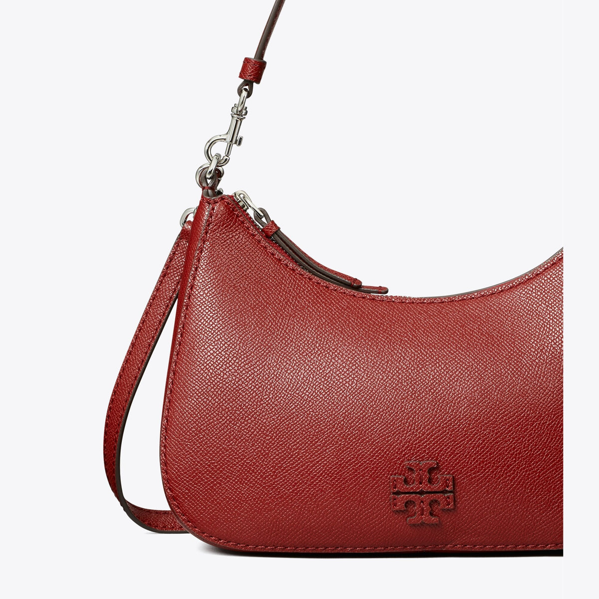 Tory Burch Leather Convertible Crossbody Bag - Red - 3