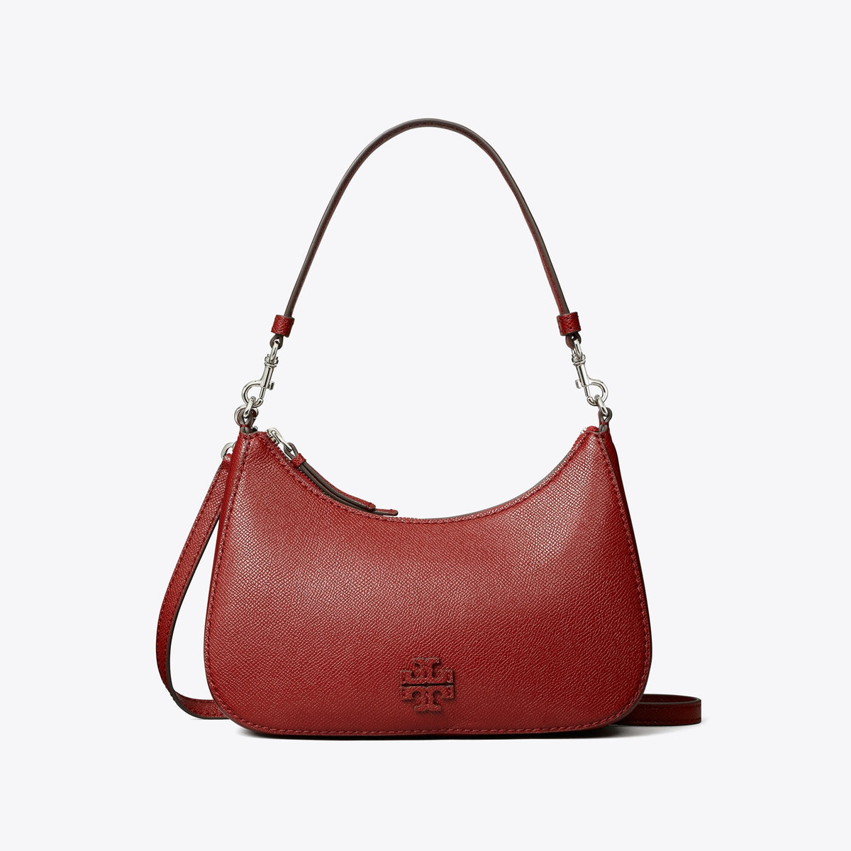 Tory Burch Leather Convertible Crossbody Bag - Red - 2