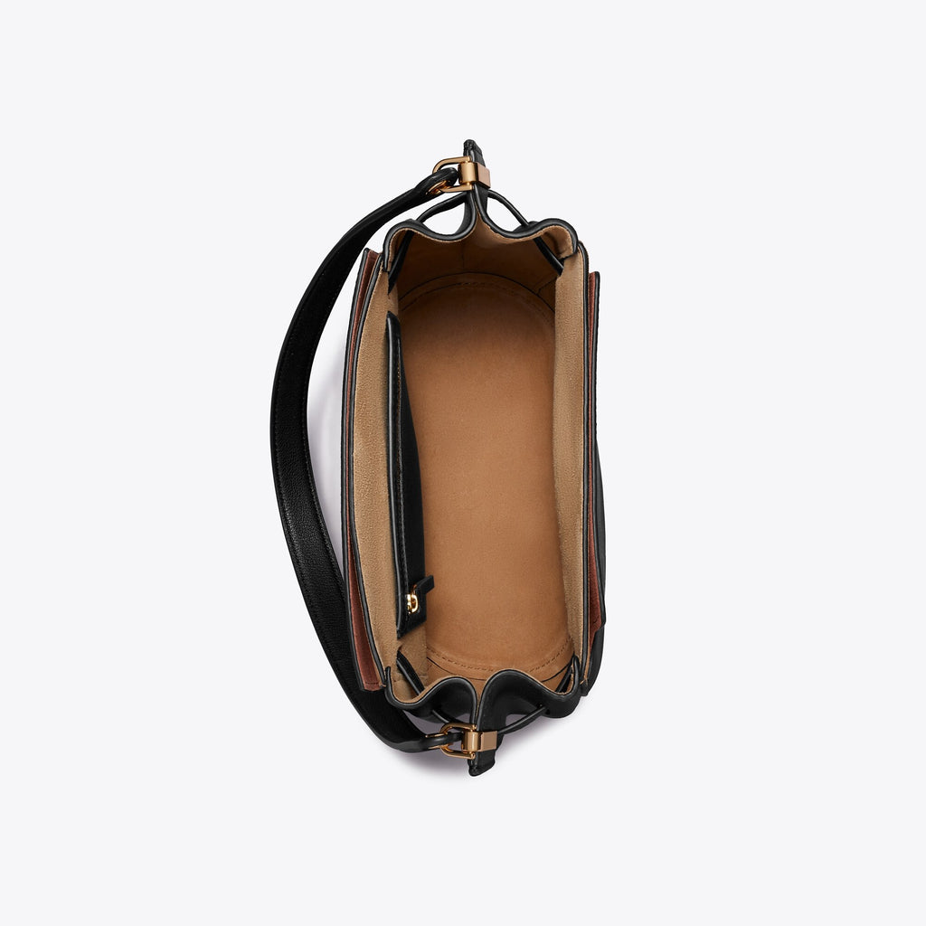 Tory Burch Lee Radziwill Bucket Bag - Black - 5