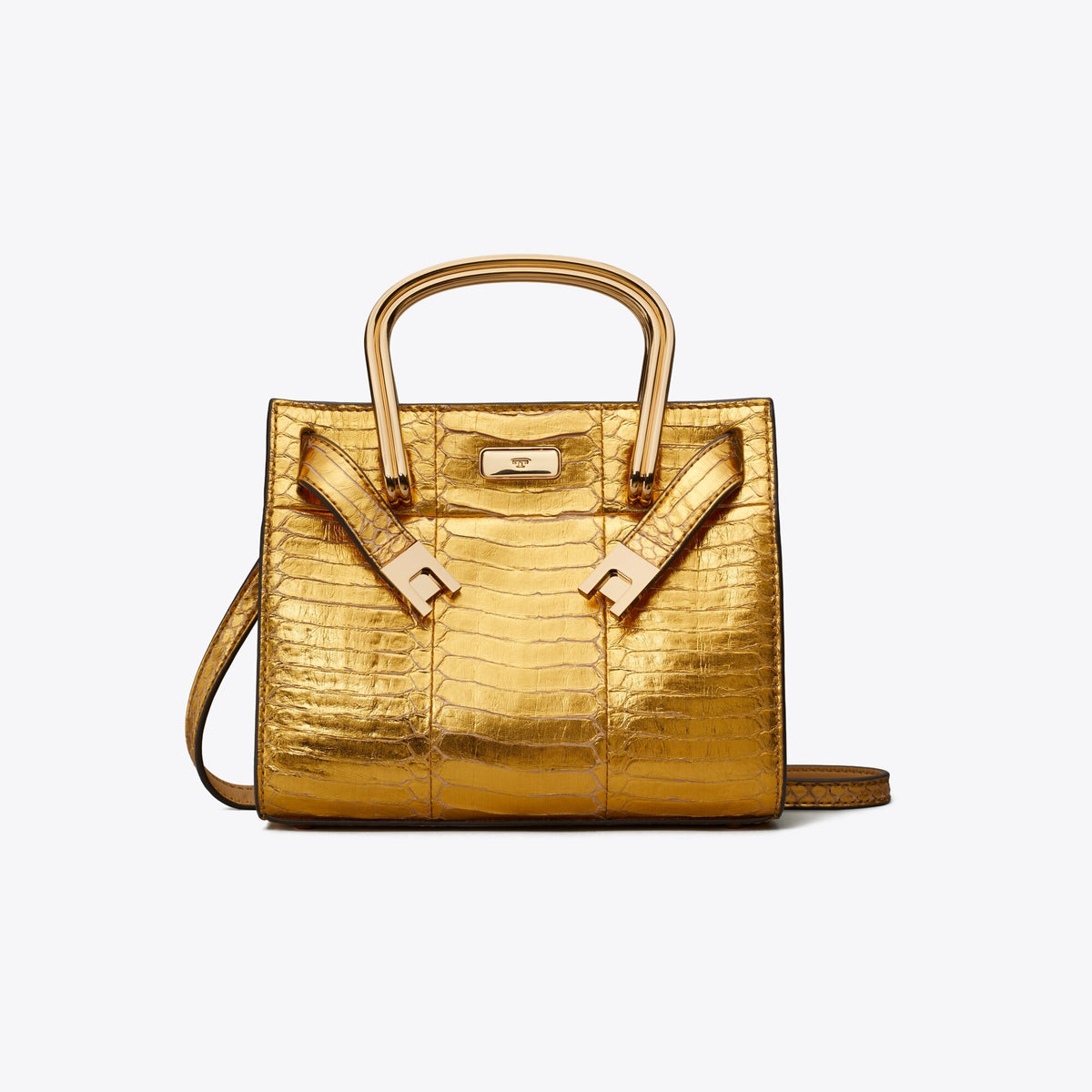 Tory Burch Lee Radziwill Snake Bag - Gold - 2