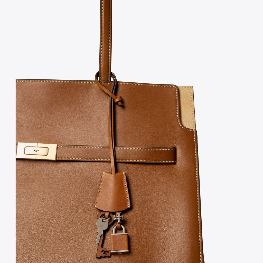Tory Burch Lock And Key Bag Charm - Classic Cuoio - 2